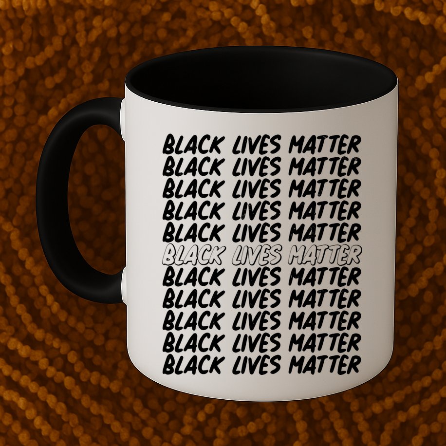 Black Lives Matter Pattern Mug