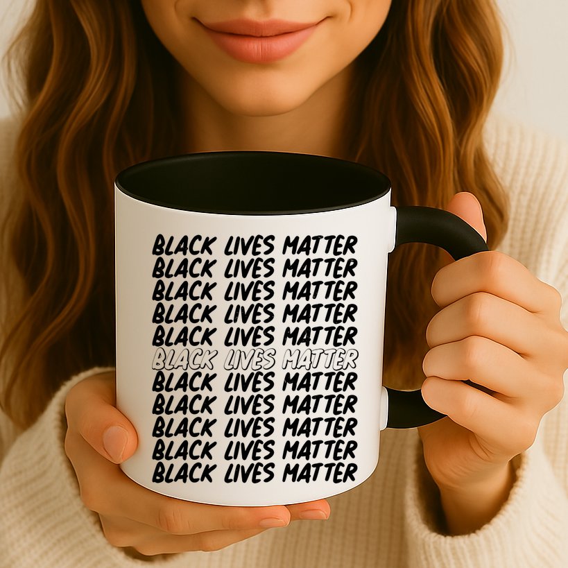 Black Lives Matter Pattern Mug