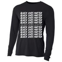 Black Lives Matter Pattern Cooling Performance Long Sleeve Crew