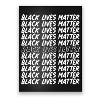 Black Lives Matter Pattern Poster