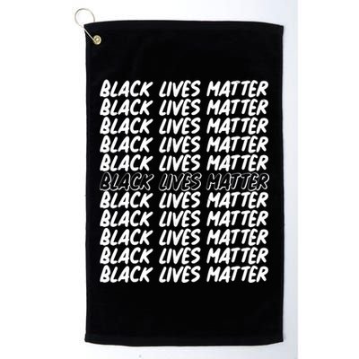 Black Lives Matter Pattern Golf Towel