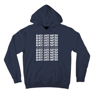 Black Lives Matter Pattern Hoodie