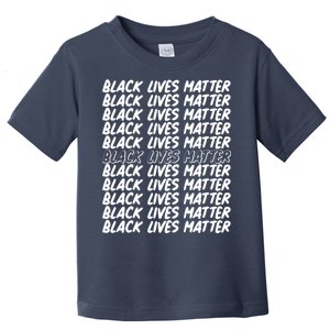 Black Lives Matter Pattern Toddler T-Shirt