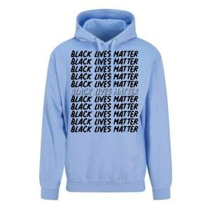 Black Lives Matter Pattern Unisex Surf Hoodie