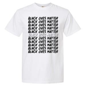 Black Lives Matter Pattern Garment-Dyed Heavyweight T-Shirt