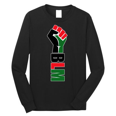 Black Lives Matter Power Fist Long Sleeve Shirt