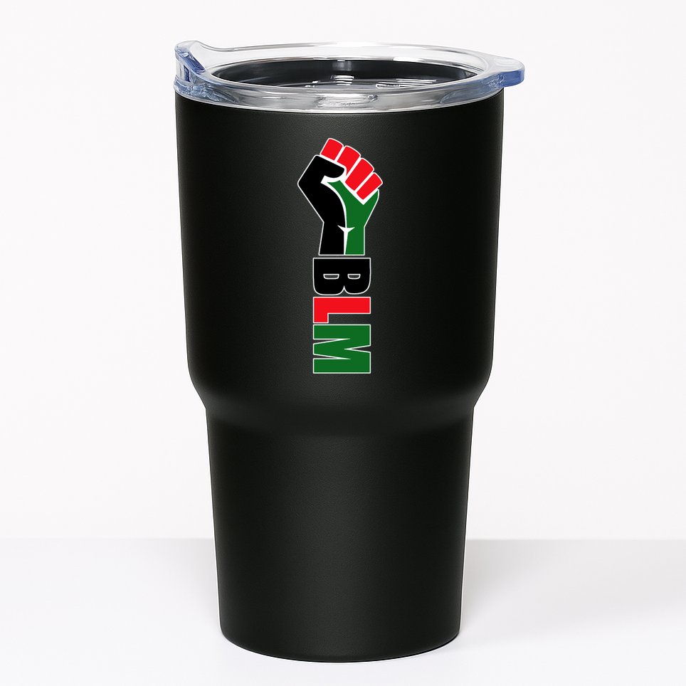 Black Lives Matter Power Fist Tumbler