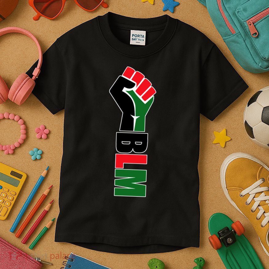 Black Lives Matter Power Fist Kids T-Shirt