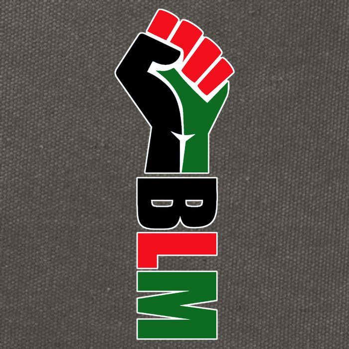 Black Lives Matter Power Fist Cotton Canvas Backpack