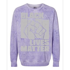 Black Lives Matter Protest Black Pride Colorblast Crewneck Sweatshirt