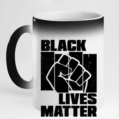 Black Lives Matter Protest Black Pride 11oz Black Color Changing Mug