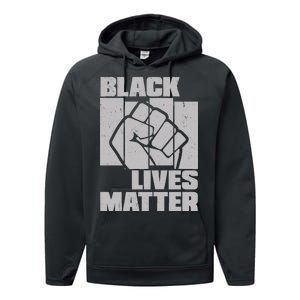 Black Lives Matter Protest Black Pride Performance Fleece Hoodie