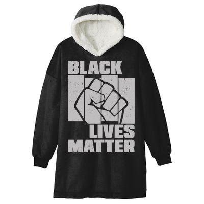 Black Lives Matter Protest Black Pride Hooded Wearable Blanket