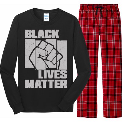 Black Lives Matter Protest Black Pride Long Sleeve Pajama Set