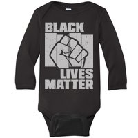 Black Lives Matter Protest Black Pride Baby Long Sleeve Bodysuit