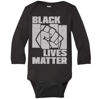 Black Lives Matter Protest Black Pride Baby Long Sleeve Bodysuit