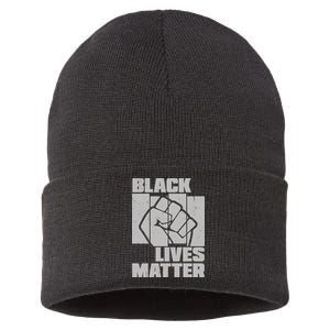 Black Lives Matter Protest Black Pride Sustainable Knit Beanie