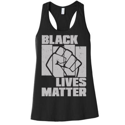 Black Lives Matter Protest Black Pride Women's Racerback Tank