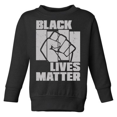 Black Lives Matter Protest Black Pride Toddler Sweatshirt