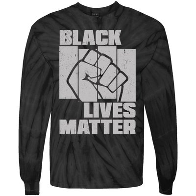 Black Lives Matter Protest Black Pride Tie-Dye Long Sleeve Shirt
