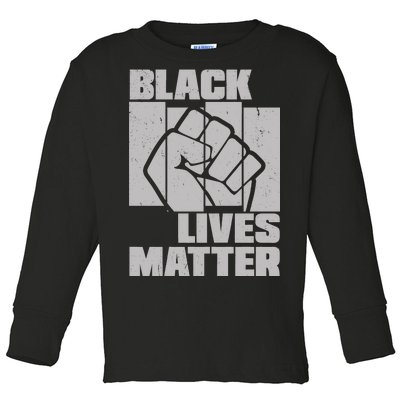 Black Lives Matter Protest Black Pride Toddler Long Sleeve Shirt