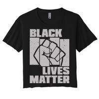 Black Lives Matter Protest Black Pride Women's Crop Top Tee