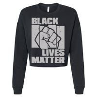 Black Lives Matter Protest Black Pride Cropped Pullover Crew