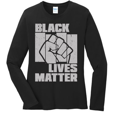 Black Lives Matter Protest Black Pride Ladies Long Sleeve Shirt
