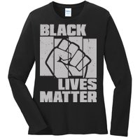 Black Lives Matter Protest Black Pride Ladies Long Sleeve Shirt