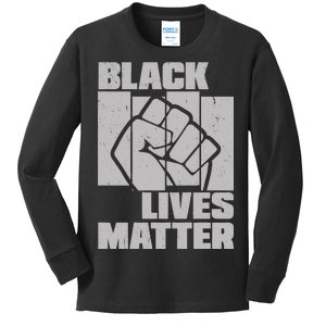 Black Lives Matter Protest Black Pride Kids Long Sleeve Shirt