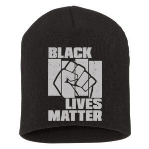 Black Lives Matter Protest Black Pride Short Acrylic Beanie