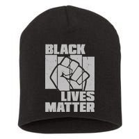 Black Lives Matter Protest Black Pride Short Acrylic Beanie