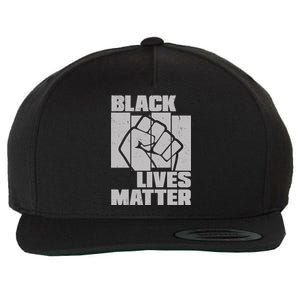 Black Lives Matter Protest Black Pride Wool Snapback Cap