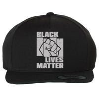 Black Lives Matter Protest Black Pride Wool Snapback Cap