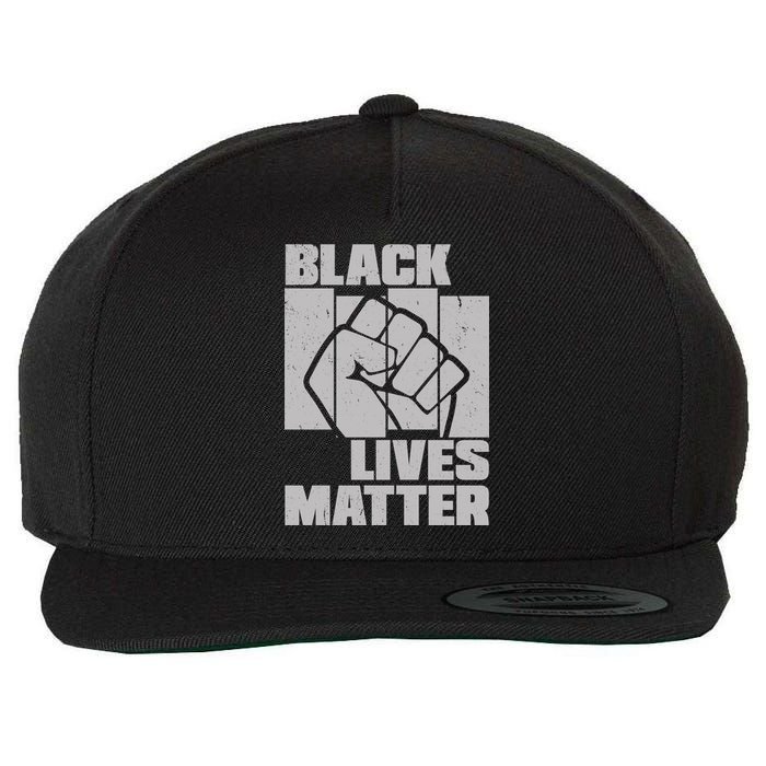 Black Lives Matter Protest Black Pride Wool Snapback Cap