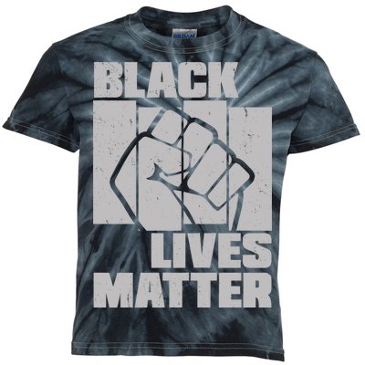 Black Lives Matter Protest Black Pride Kids Tie-Dye T-Shirt