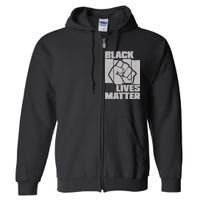 Black Lives Matter Protest Black Pride Full Zip Hoodie