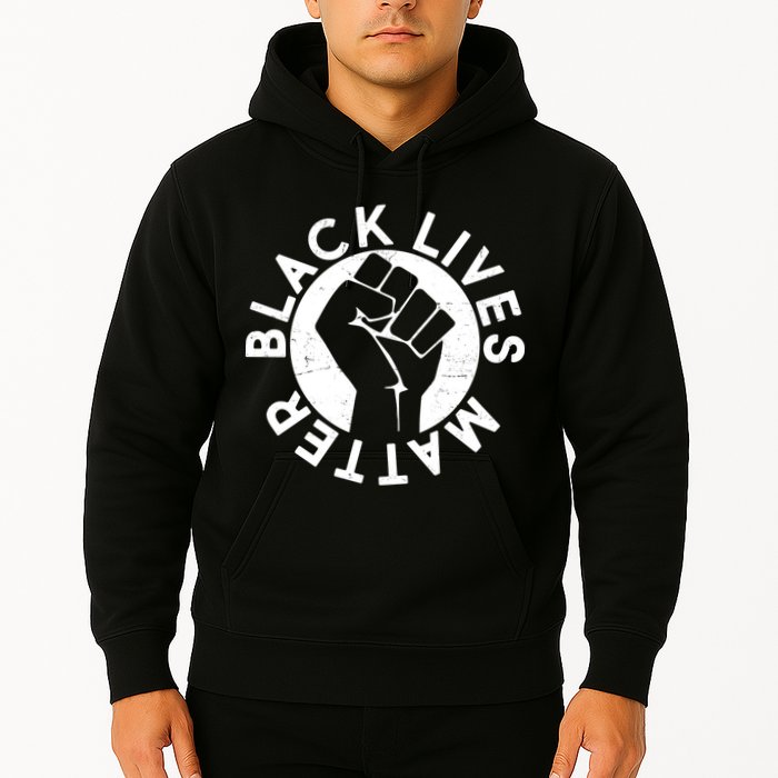 Black Lives Matter Protest Emblem Hoodie