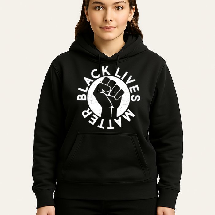 Black Lives Matter Protest Emblem Hoodie
