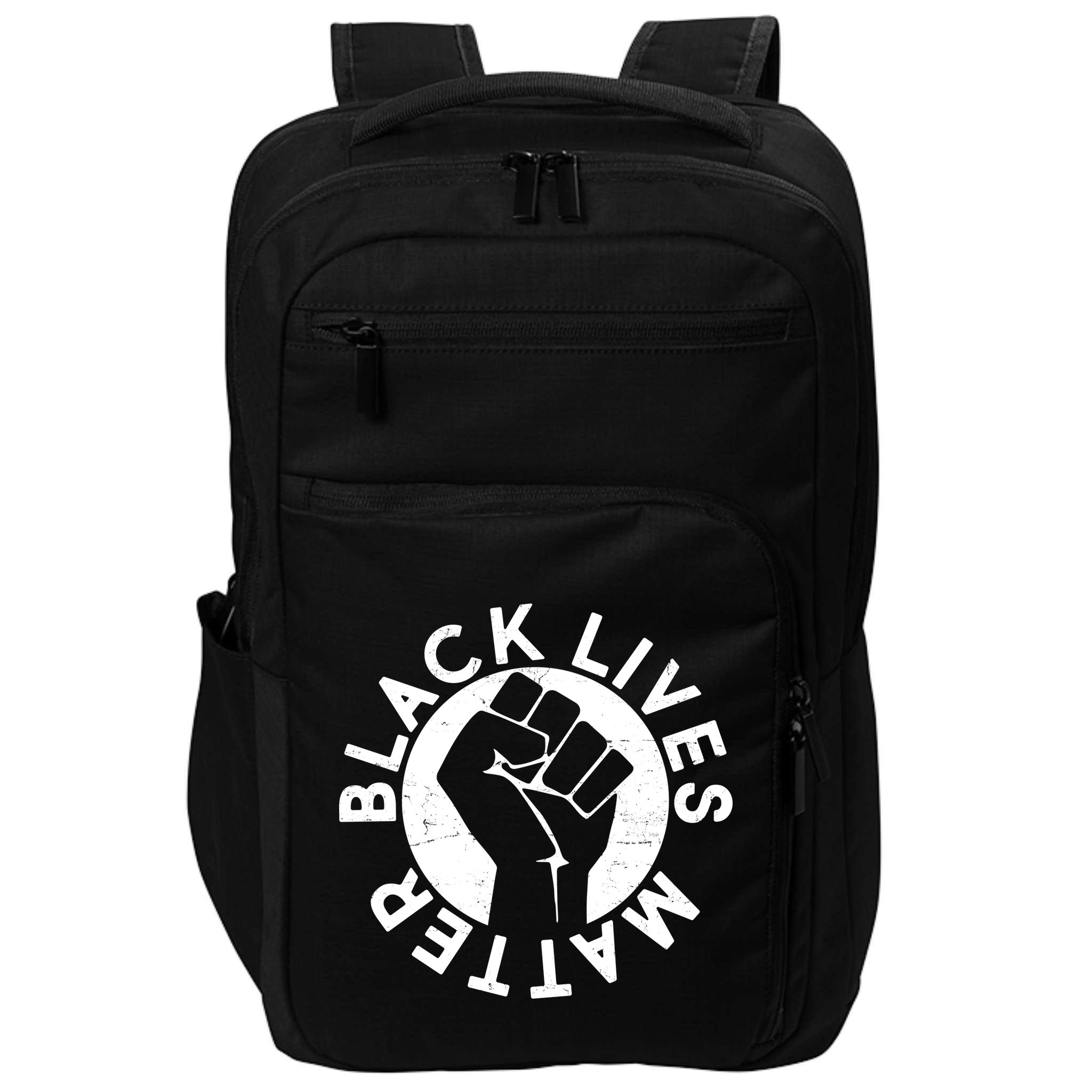 Black Lives Matter Protest Emblem Impact Tech Backpack