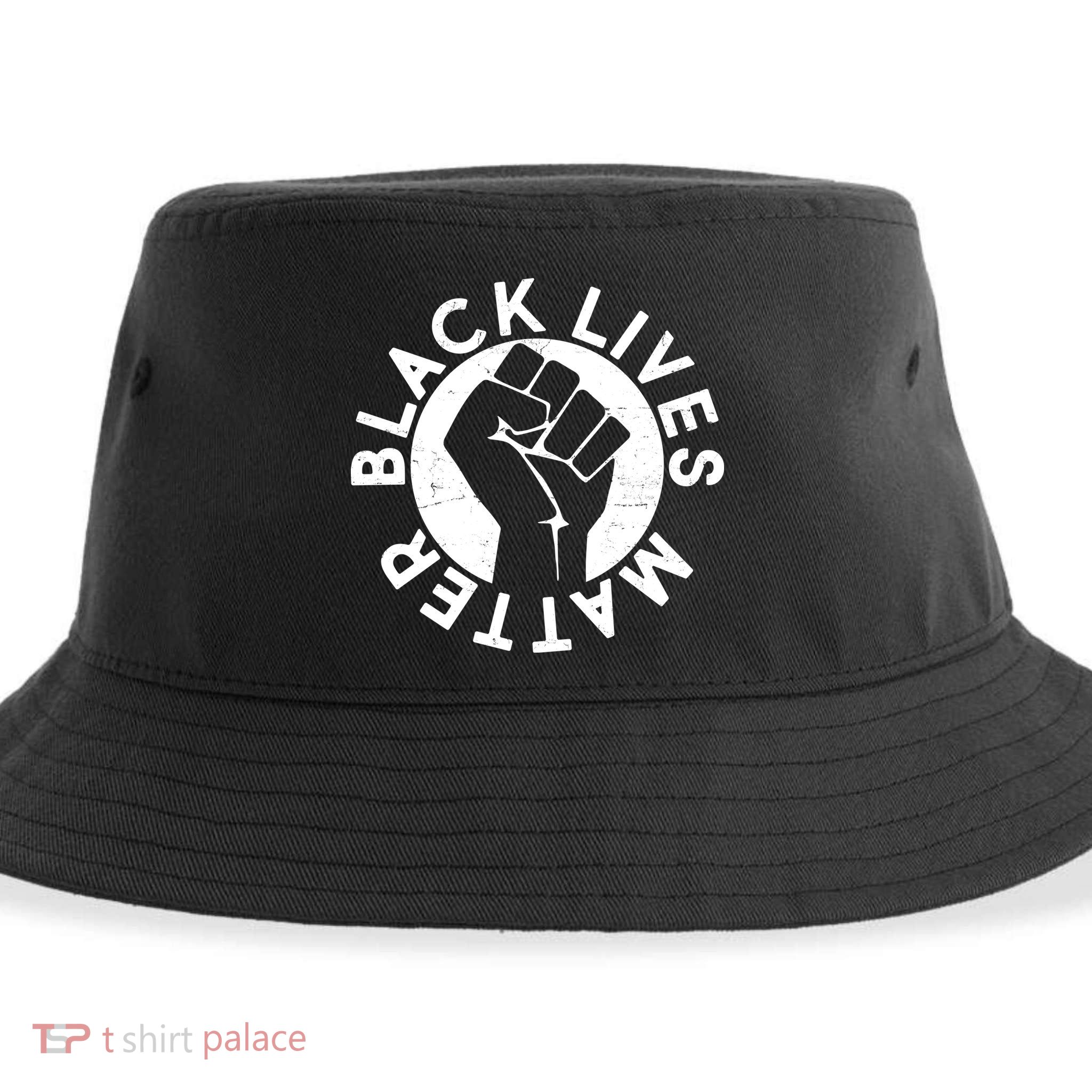 Black Lives Matter Protest Emblem Sustainable Bucket Hat