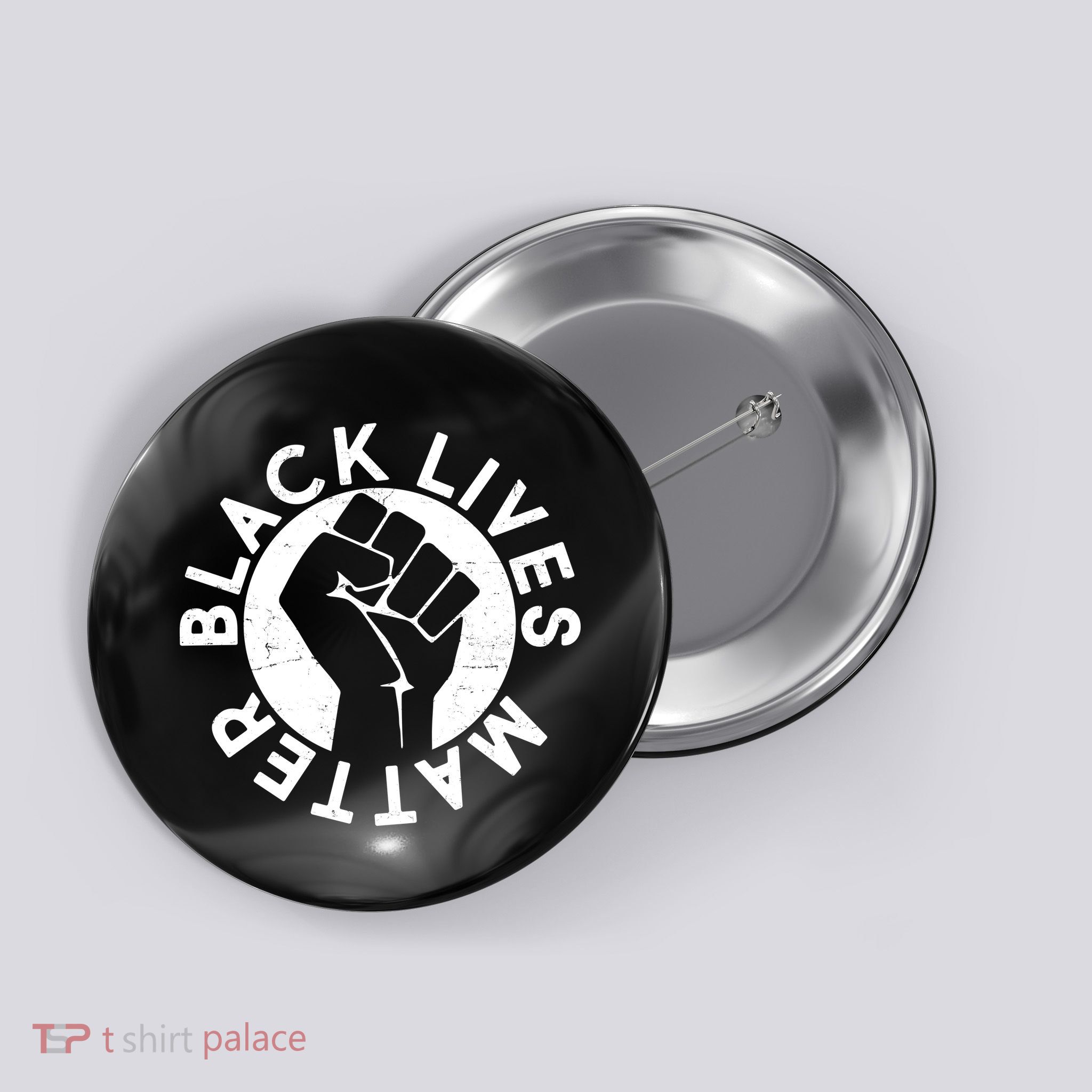 Black Lives Matter Protest Emblem Button