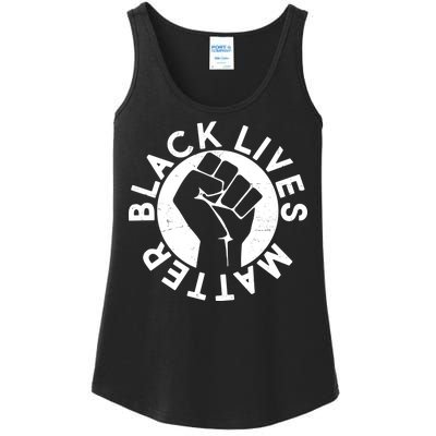 Black Lives Matter Protest Emblem Ladies Essential Tank