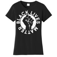 Black Lives Matter Protest Emblem Women's T-Shirt