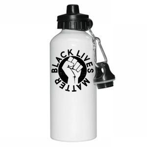 Black Lives Matter Protest Emblem Aluminum Water Bottle