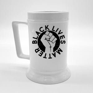 Black Lives Matter Protest Emblem Beer Stein