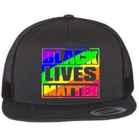 Black Lives Matter Rainbow Flatbill Hat