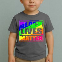 Black Lives Matter Rainbow Toddler T-Shirt