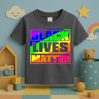 Black Lives Matter Rainbow Toddler T-Shirt