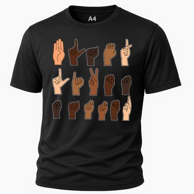 Black Lives Matter Sign Language Performance Shirt